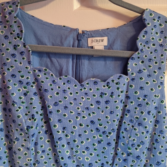 J. Crew Factory Scalloped Dress - Picture 2 of 8